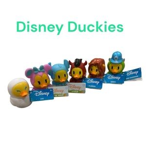 Disney Duckies lot of 6 Rubber by let’s play